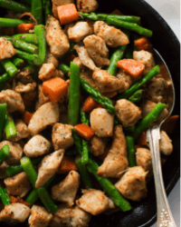 Asparagus Sweet Potato Chicken Skillet