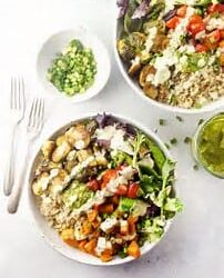 Make-Ahead Roasted Vegetable Quinoa Bowls