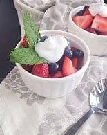 Fruit, Nuts & Coconut Whipped Cream