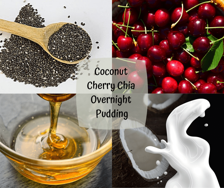 Overnight Cherry Coconut Chia Pudding